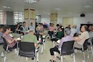 组织部长袁文参加光荣路社区网格党支部专题讨论
