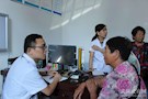 九三学社武陵联合中医院支社开展健康扶贫义诊活动