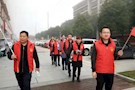 武陵区供销社党员志愿者积极参加“众创平安”志愿服务活动