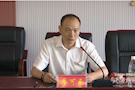 武陵区委副书记、区长廖可元为东江街道浮桥社区党员干部上党课