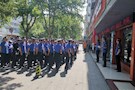 武陵区城管局东区支部“文明共享  绿色出行”志愿者活动